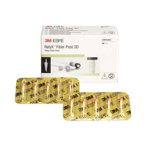 3M ESPE 56948 RelyX 3D Glass Fiber Endodontic Posts Size #0 White 10/Pk 3M ESPE 56948 RelyX 3D Glass Fiber Endodontic Posts Size #0 White 10/Pk